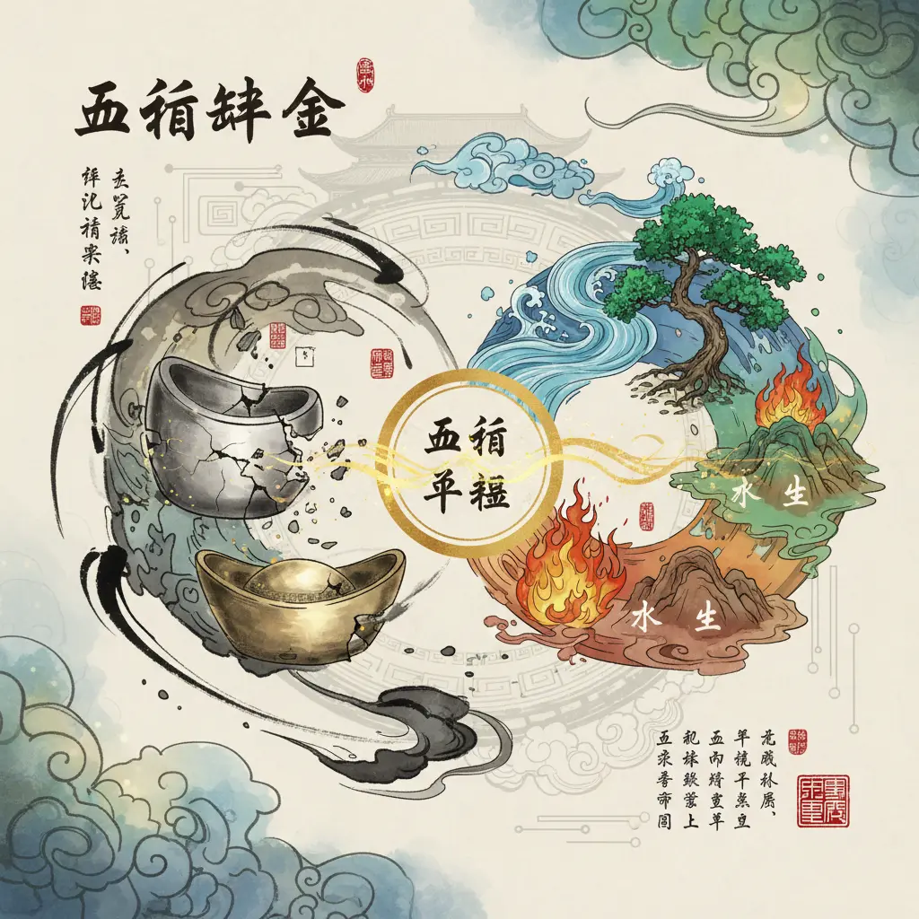 五行平衡 - 五行缺金