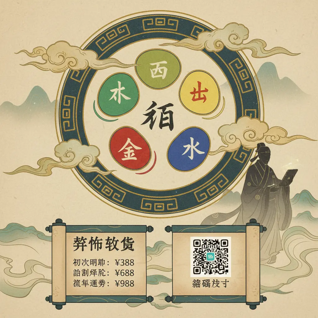 算命收費 - 五行