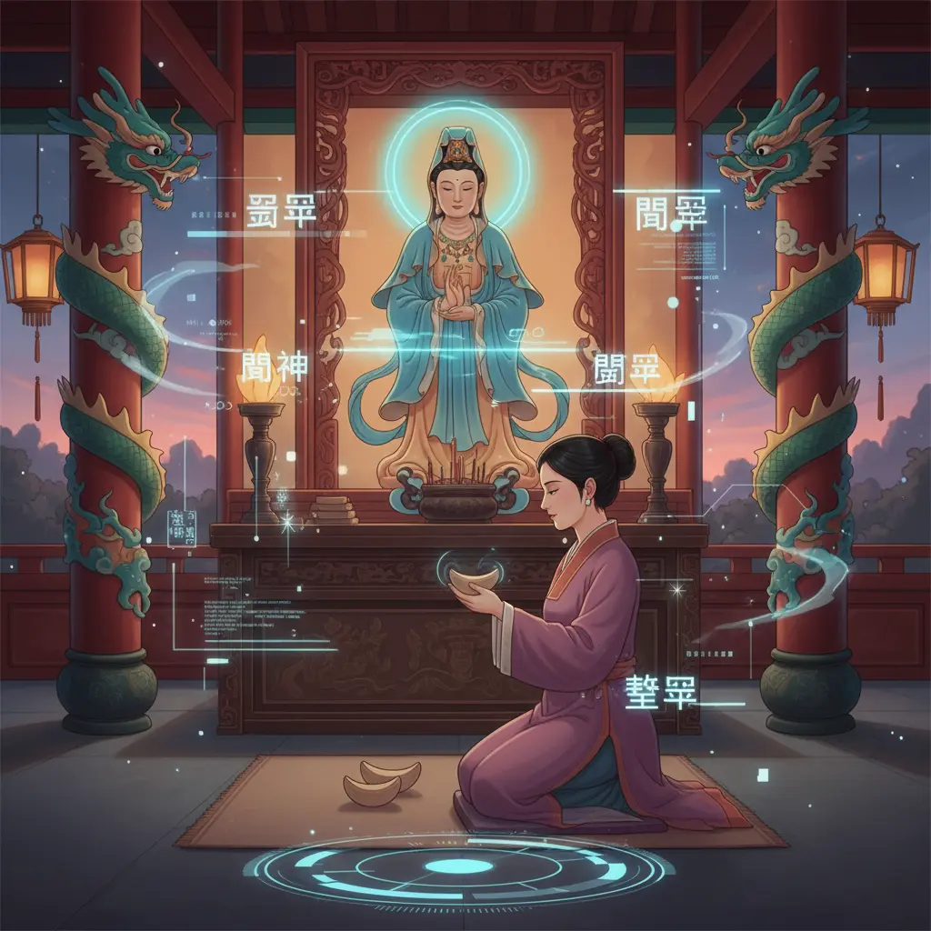 道教問神 - 擲筊