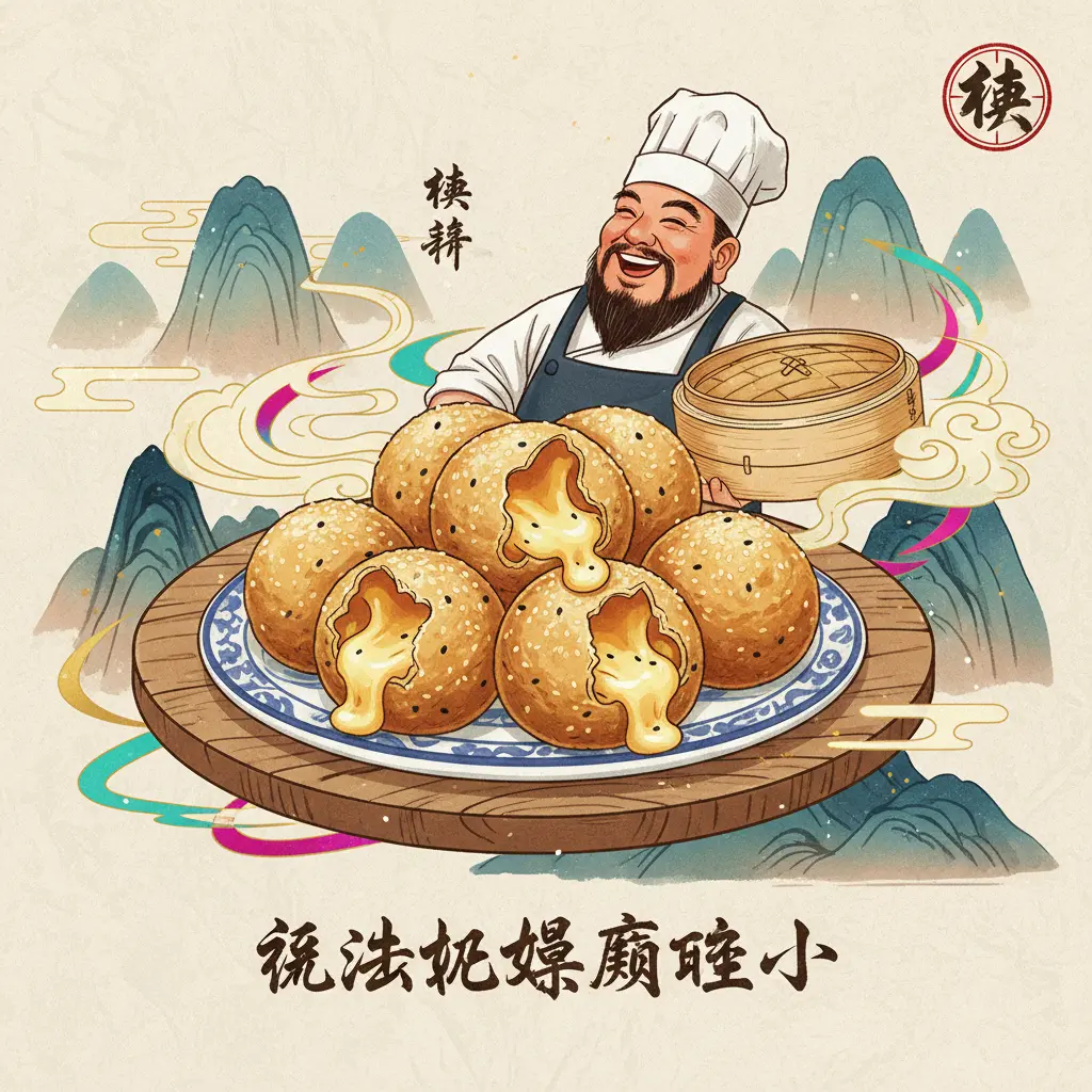 陳師傅 - 流沙奶皇煎堆仔