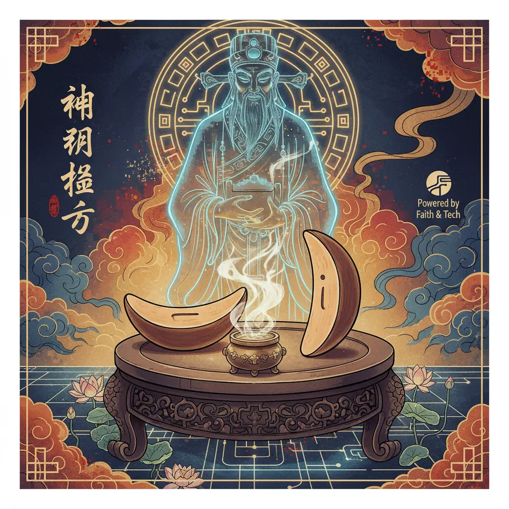 道教問神 - 筊杯