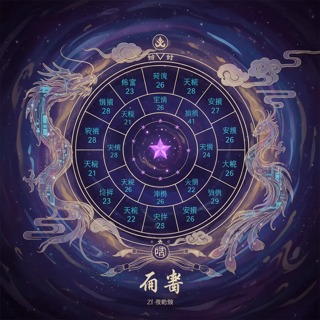 紫微鬥數 - 命盤