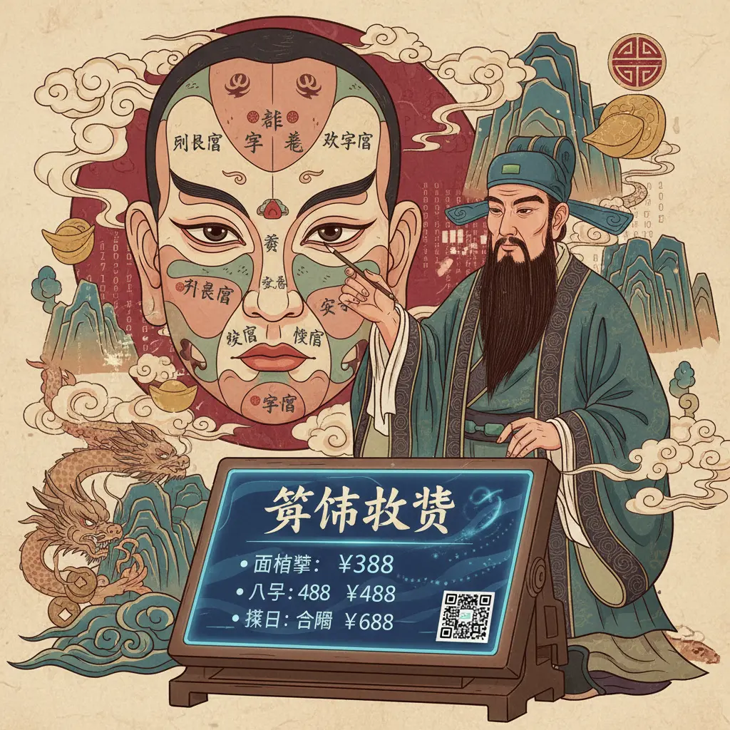 算命收費 - 面相學